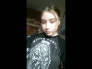 Some videos of me showing off my petite tits and nipples :) 5/16