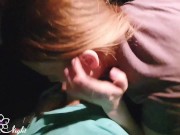 Horny Babe Sucking Dick Stranger in the Taxi - Cum Closeup 5/16