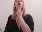 Babe Passionate Caresses Big Boobs - Solo Closeup 8/16