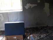 Risky public sex in the abandoned building near the road. 2/16