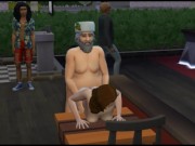 Santa Claus loves to fuck from behind | wicked whims sims 6/16