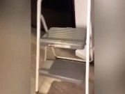 MIDGET TINY TEXIE AND THE MAINTENANCE GUY!! 3/16