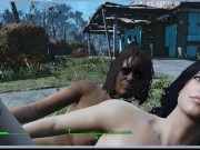 Lesbian sex right on the road to the village | fallout 4 vault girls 12/16