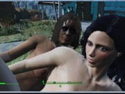 Lesbian sex right on the road to the village | fallout 4 vault girls 15/16