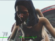 Lesbian sex right on the road to the village | fallout 4 vault girls 2/16