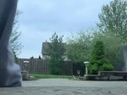 outside masturbating *neighbours outside* 6/16