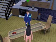 Fucked wife while mother-in-law on the table | sims 3 sex 7/16