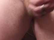 Horny Little Dick Masturbates in front of Woman 8/16