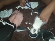 Cutting slave shoes and socks 13/16