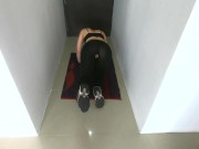 PONGO EN CUATRO A MI NOVIA MIENTRAS HACE EJERCICIO EN CASA- CREAMPIE 4K 1/16