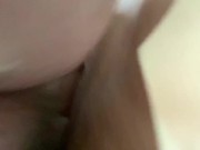 Amateur BBW milf fat pussy gets a cream pie after amazing head 12/16