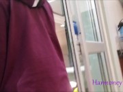 Fucked in a hotel elevator, facial and public cumwalk Harmoney Reign 16/16