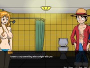 One Slice Of Lust (One Piece) v1.6 Part 4 Nami Gives Rubber Handjob 1/16