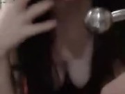 You walk in on your brunette and make her use her anal hook 15/16