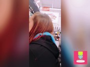NUT IN AISLE 69**Full 1AM  IN PUBLIC CREAMPIE WITH THE HUBBY .... 7/16