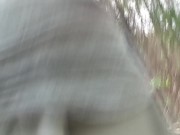 I Soak My Panties, Socks and Shoes on Walk in Forest 11/16