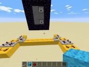 Minecraft Redstone Tutorial Ep10 sealable neather portal! 9/16
