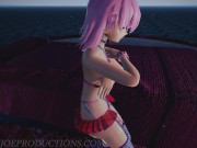 MMD R18 Sexy Nude Misaka - Sweet Devil 1087 5/16