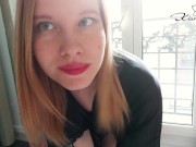 Girl Demonstrate Sexy Body and Masturbate Pussy in front of Window 1/16