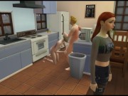 Girl offended and waiting in line for sex with a guy | Porno Game 3d 12/16