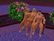 Threesome in the park. Public porn | Adult games - Sex Mods 7/16