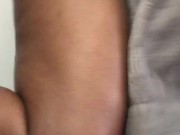 Horny college fucks big black dildo and almost gets caught 4/16