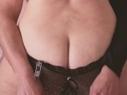 THICK BOOTY reverse cowgirl creampie. PAWG wife AMATEUR lingerie big ass. Fat ass pawg riding. MILF 6/16