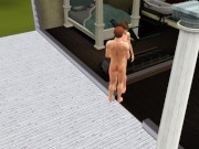 Fucked mistress while wife sees a dream in bed | video game sex 2/16