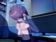 DOKI DOKI LITERATURE CLUB LUSTFUL  Sex with  MONIKA 3D HENTAI 4/16