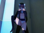 DOKI DOKI LITERATURE CLUB LUSTFUL  Sex with  MONIKA 3D HENTAI 6/16