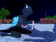 Sex with GODZILLA 3D HENTAI