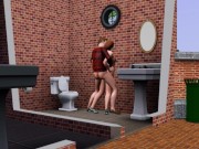 Fucked a dumpling in a public toilet | sims 3 sex 10/16