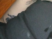 Pissing in my pregnant wife's pink pussy 16/16