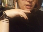 JOI goth girl wearing a dress fully clothed  2/16