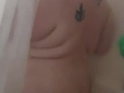 Laylah takes a wet hot shower!! 14/16