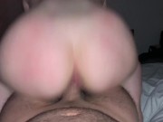 After Anal, Creampie in Reverse Cowgirl! 5/16