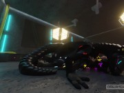 SYNTH RAVEGAES TINY PROTOGEN GIRL'S PUSSY TWICE [FURRY] [MESSY] [ROUGH] 16/16