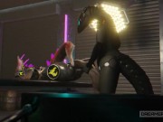 SYNTH RAVEGAES TINY PROTOGEN GIRL'S PUSSY TWICE [FURRY] [MESSY] [ROUGH] 4/16