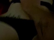 Coming home used 5 - fucked creampie & used rope harness butt plug in 13/16