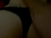 Coming home used 5 - fucked creampie & used rope harness butt plug in 4/16