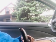 BBC Dick Flash! Stroking in Car during Quarantine gets Caught! 3/16