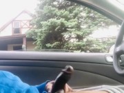 BBC Dick Flash! Stroking in Car during Quarantine gets Caught! 6/16