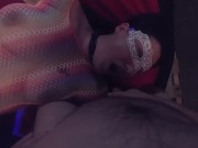 Mouth with piss gargle, milf thirsty for piss and swallows it. 1/16