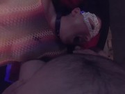 Mouth with piss gargle, milf thirsty for piss and swallows it. 4/16