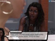 Pandora's Box #14: Sexy milf gets creampied, lesbian scissoring (HD gameplay) 5/16