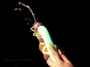 TOURTURE BOARD! You can't cum until I say (BIG CUM LOAD) edging his cock.