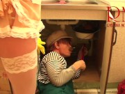 Plumber and maid. Crazy plumber's sexy daydreaming. 11/16