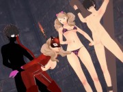 Ann Takamaki in Trouble Persona 5 3D hentai 10/16