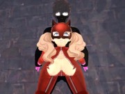 Ann Takamaki in Trouble Persona 5 3D hentai 3/16