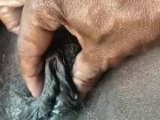 My fat pussy lips, he likes it hairy sometimes 10/16